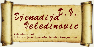 Đenadija Veledinović vizit kartica